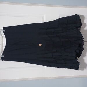 Free People Like a Mermaid Maxi Skirt Black szS